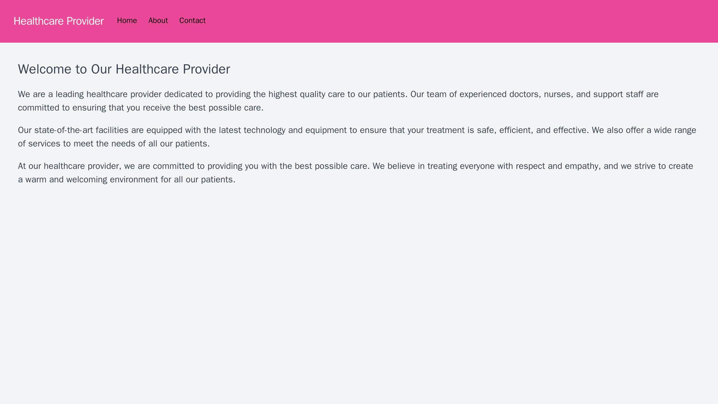 A healthcare provider site with a calming color palette, a central navigation bar, and a responsive design that adjusts Web Template 4981