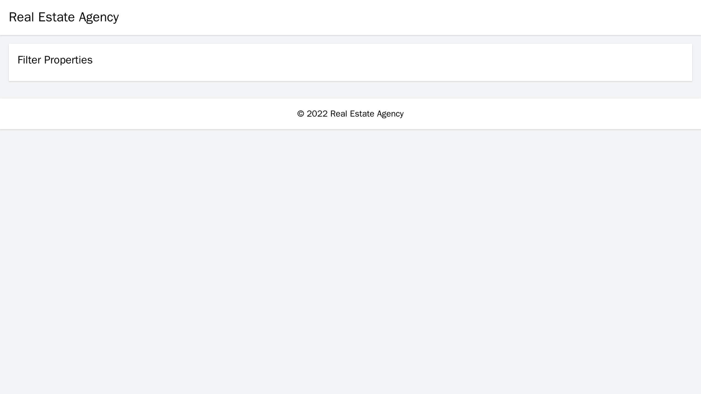 A real estate agency site featuring a top banner that displays property listings and allows users to filter by location Web Template 2084