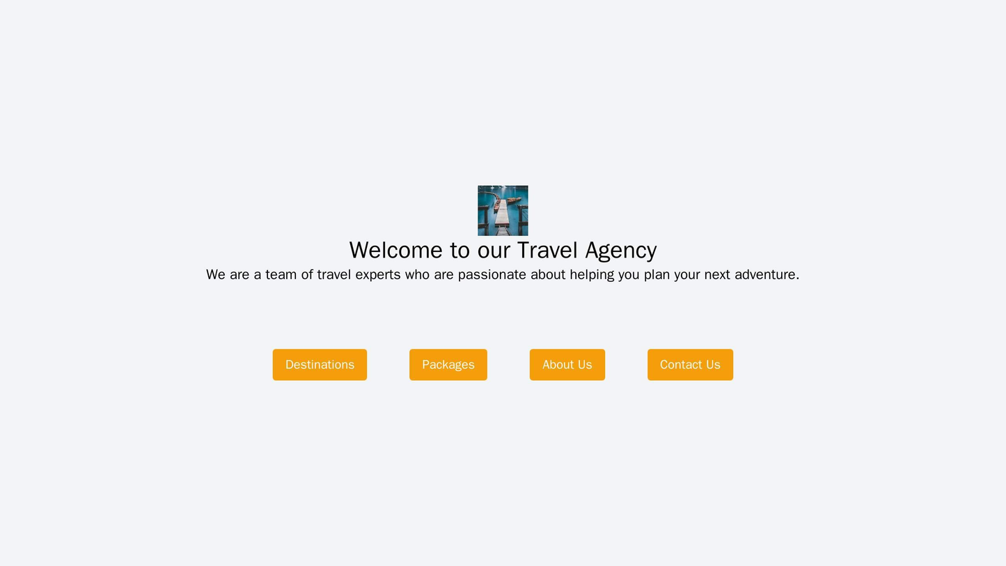 A travel agency site with a slider showing beautiful travel destinations, a logo and tagline centered at the top, and a Web Template 4977