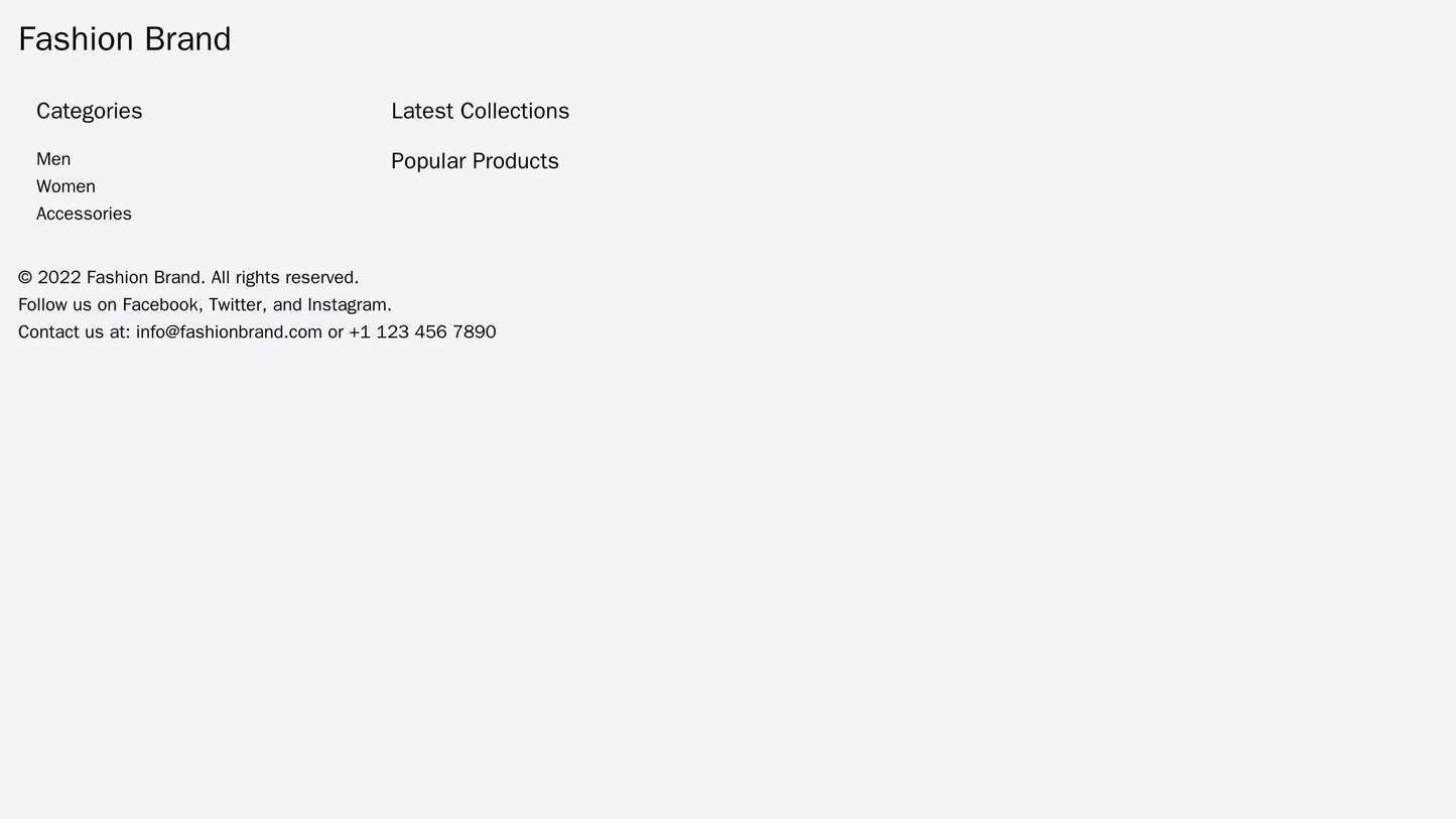 An e-commerce site for a fashion brand with a slideshow banner showcasing the latest collections, a left-side menu with Web Template 3124