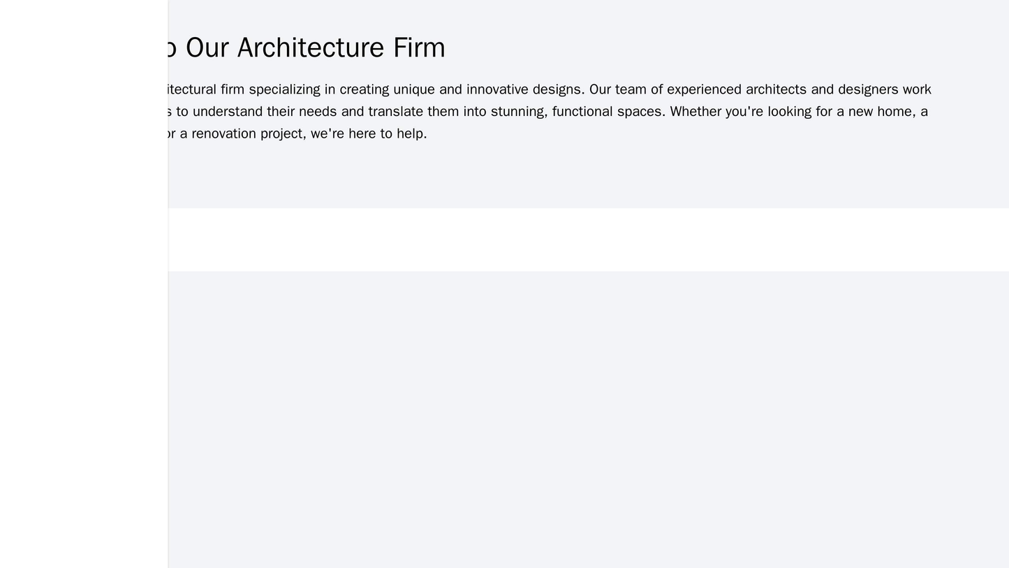 Architecture Firm: A design that is modern and sleek, featuring a large, full-screen image of an architectural project. Web Template 3536