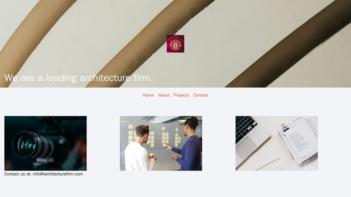 Architecture Firm: A striking design with a full-width header image of a building project, accompanied by a tagline and Web Template 4316