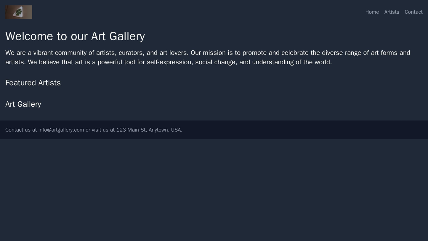 Art Gallery Website: A visually striking layout with a large central image gallery. The logo and navigation menu are at Web Template 2335