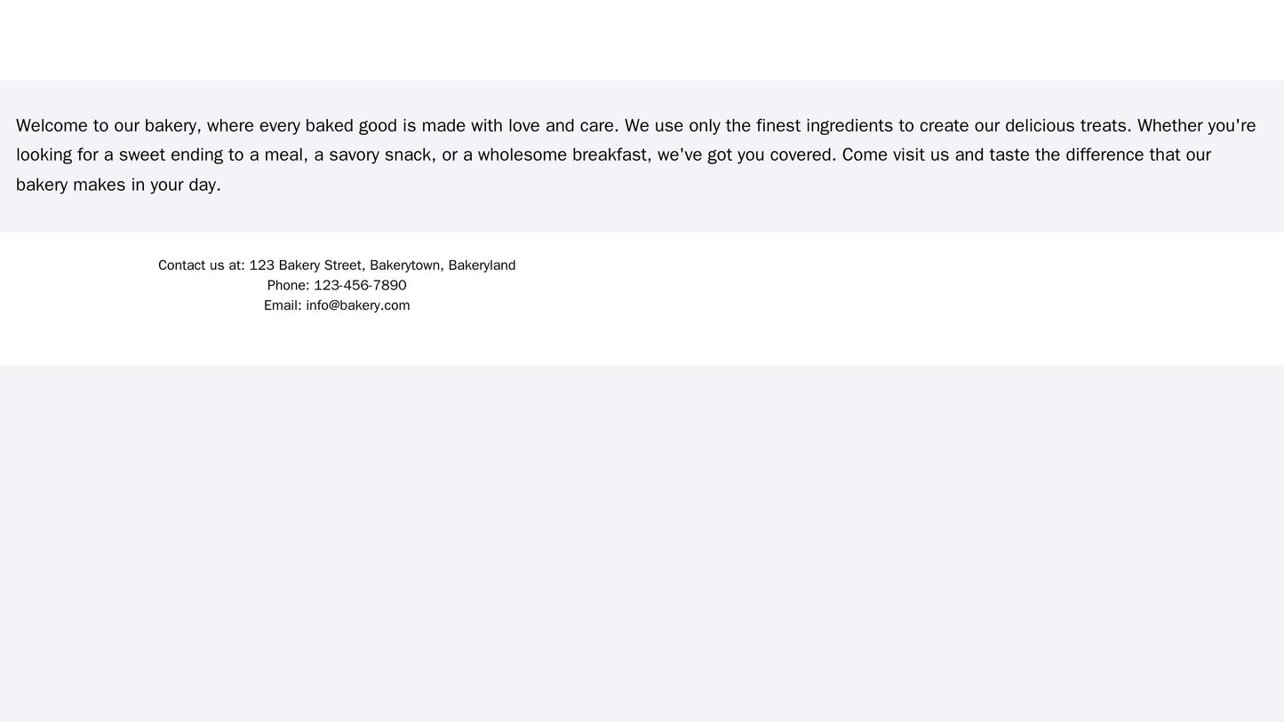 Bakery: A warm and inviting design with a full-screen background image of baked goods, a top navigation bar with a logo Web Template 3834