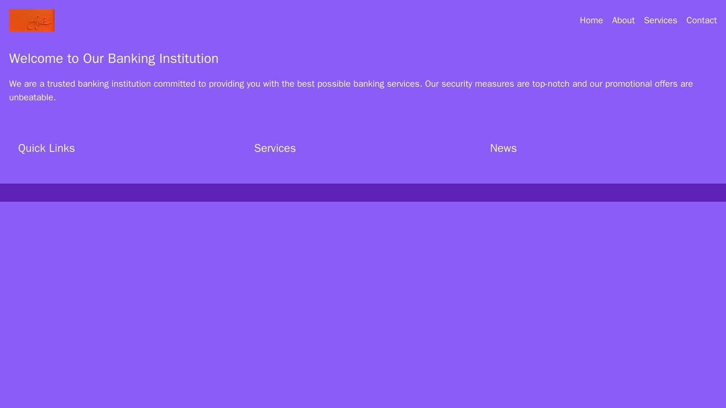 Banking Institution Site: A conservative design with a blue and white color scheme. A logo at the top left, followed by Web Template 4912