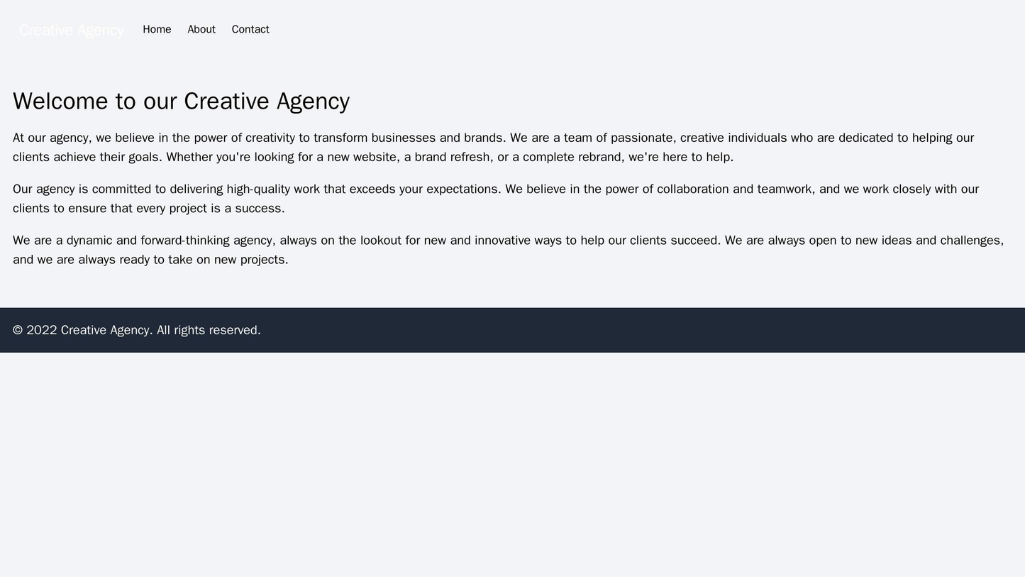 Creative Agency Site: A colorful and dynamic design with a multi-section homepage, a prominent call-to-action button, a Web Template 4011