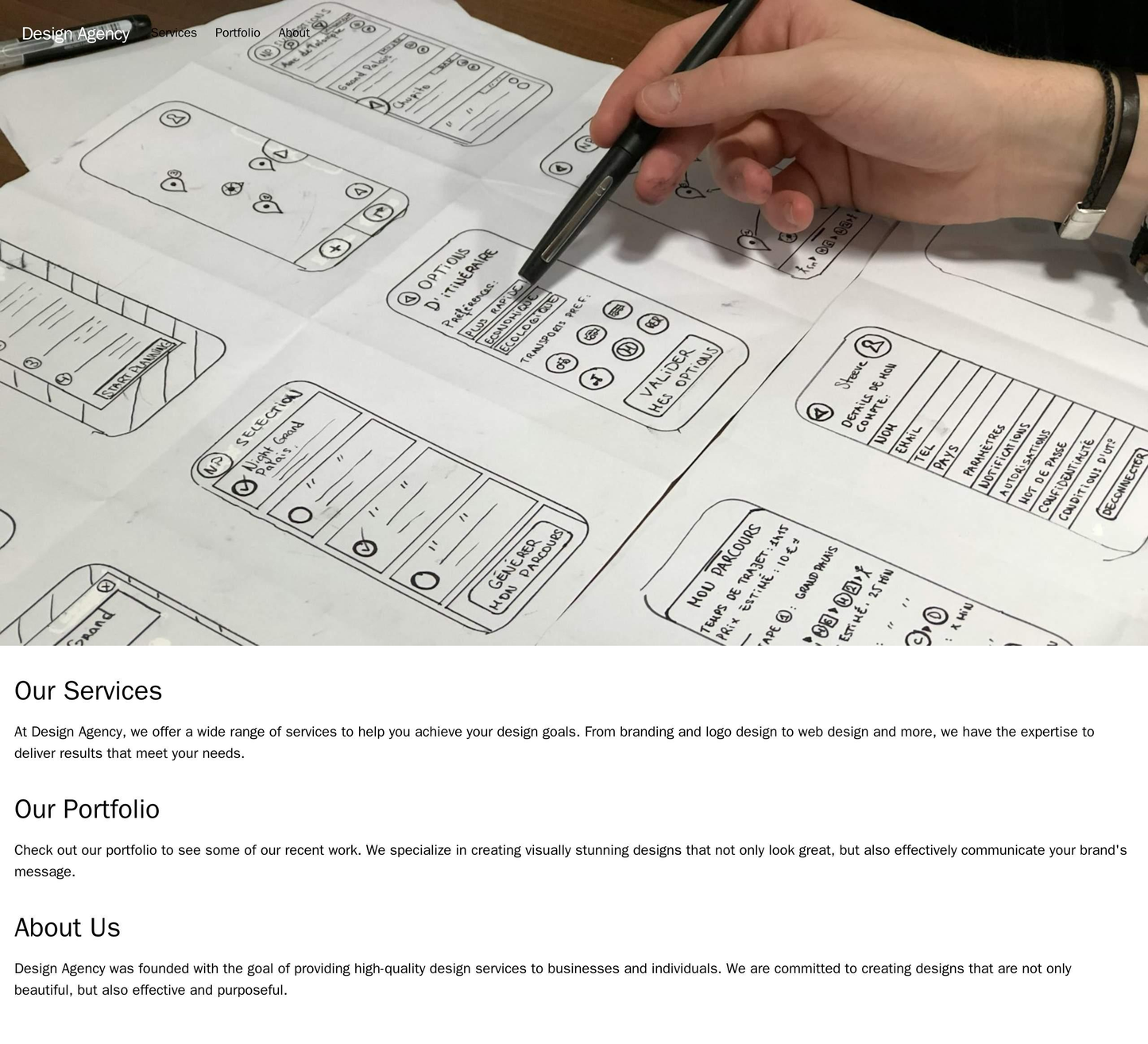 Design Agency: A visually appealing and engaging layout with a large hero image featuring a completed design project, a Web Template 3669