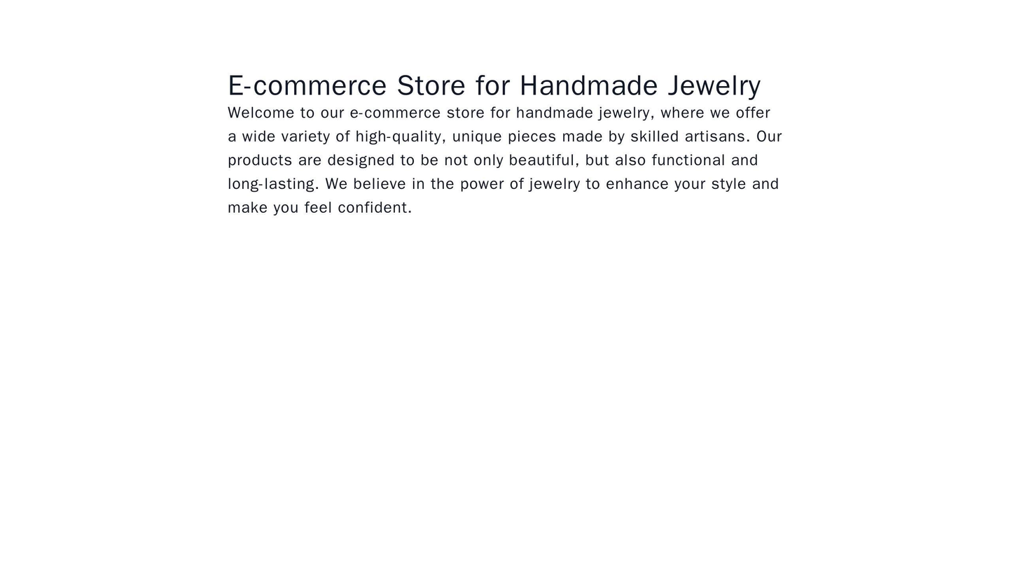 E-commerce Store for Handmade Jewelry: A diagonal layout with large, high-quality product images occupying the majority Web Template 4680