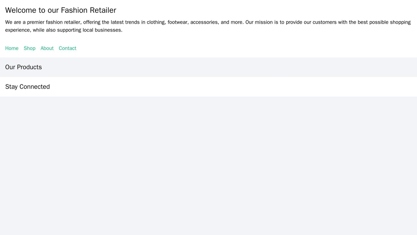 Fashion Retailer: A visually stunning layout with a full-width header showcasing the latest trends, a navigation bar at Web Template 2120
