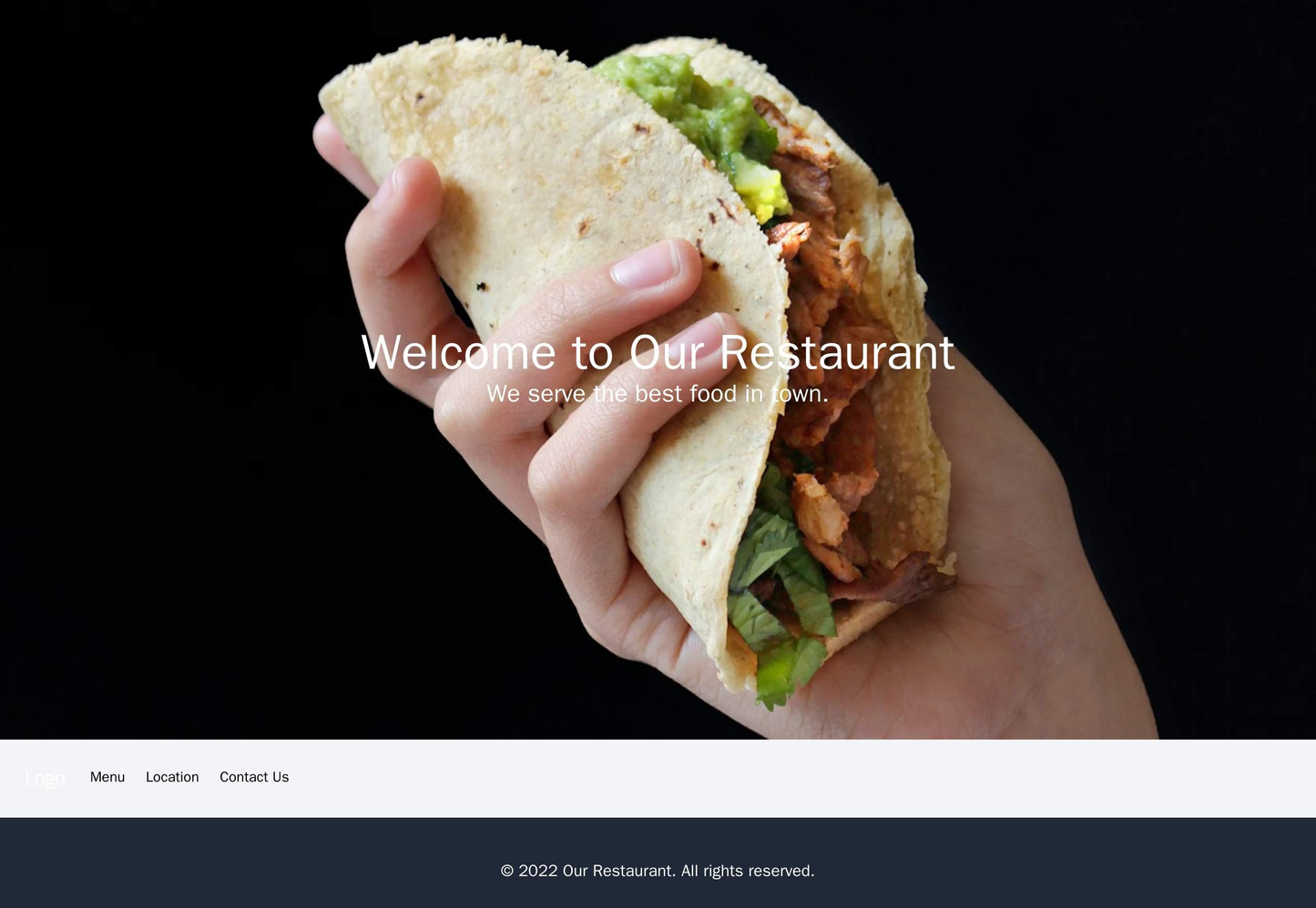 Food Service: A mouth-watering design for a food website with a hero image showcasing a delicious dish or a restaurants Web Template 4447