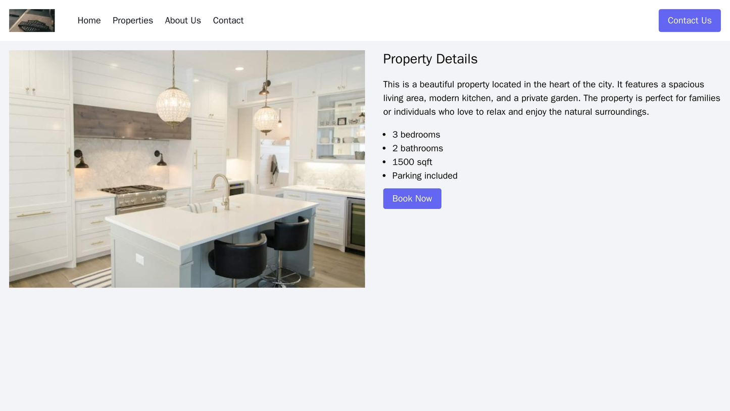 Real Estate Agency: A split-screen design with a virtual tour or high-resolution image of a property on one side, and a Web Template 2437