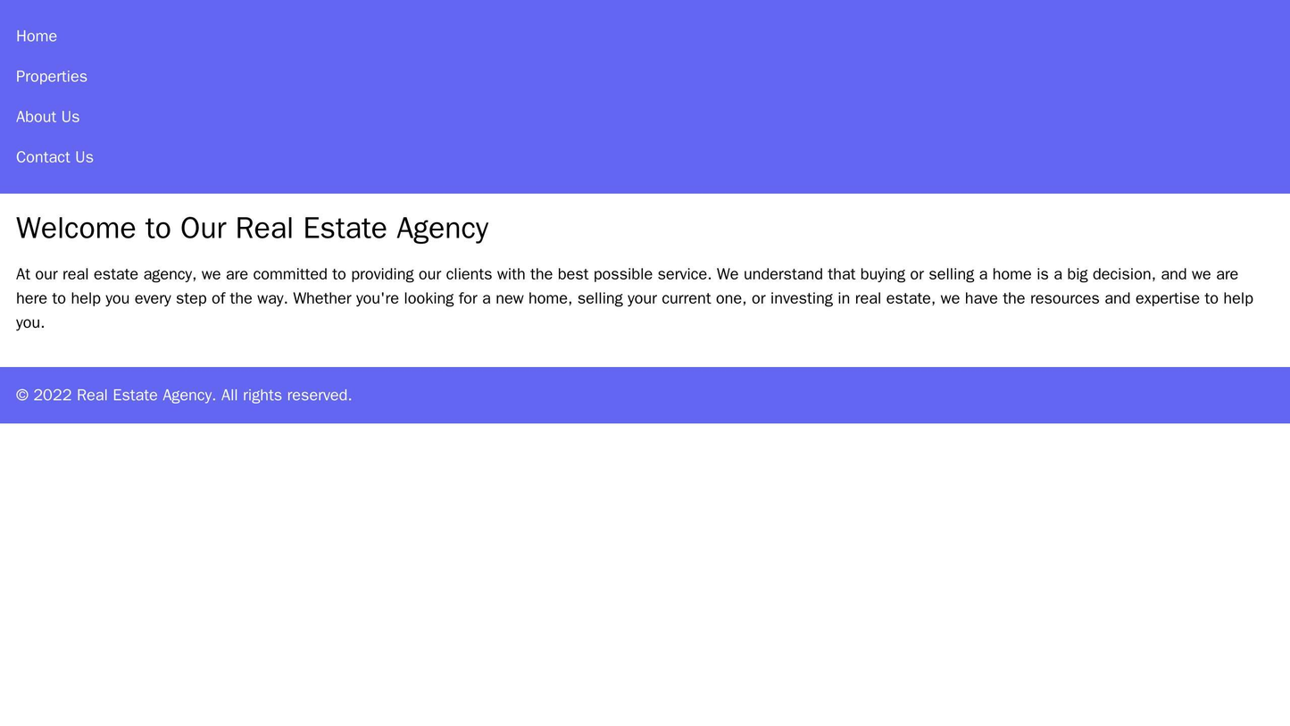 Real Estate Agency: A full-width image carrier for properties with a left vertical navigation menu and calls-to-action, Web Template 3200