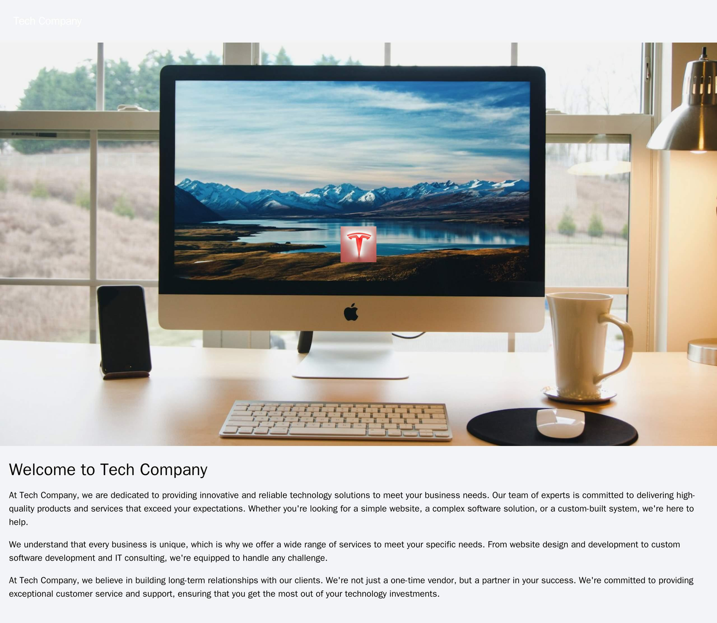 Tech Company: A minimalist design with a large, center-aligned logo and a full-width background image of circuit boards Web Template 3617