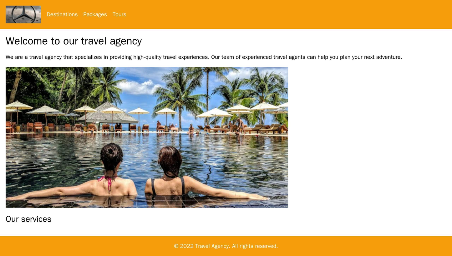 Travel Agency: A vibrant, image-rich design with a collage of travel-related images covering the homepage. A horizontal Web Template 2409