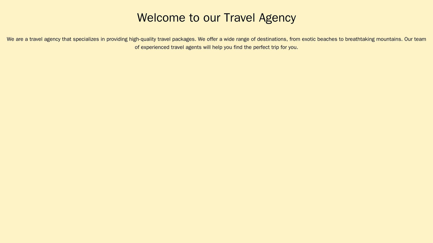 Travel Agency: A mosaic-style layout composed of overlapping images of various destinations, a search bar to find deals Web Template 3263