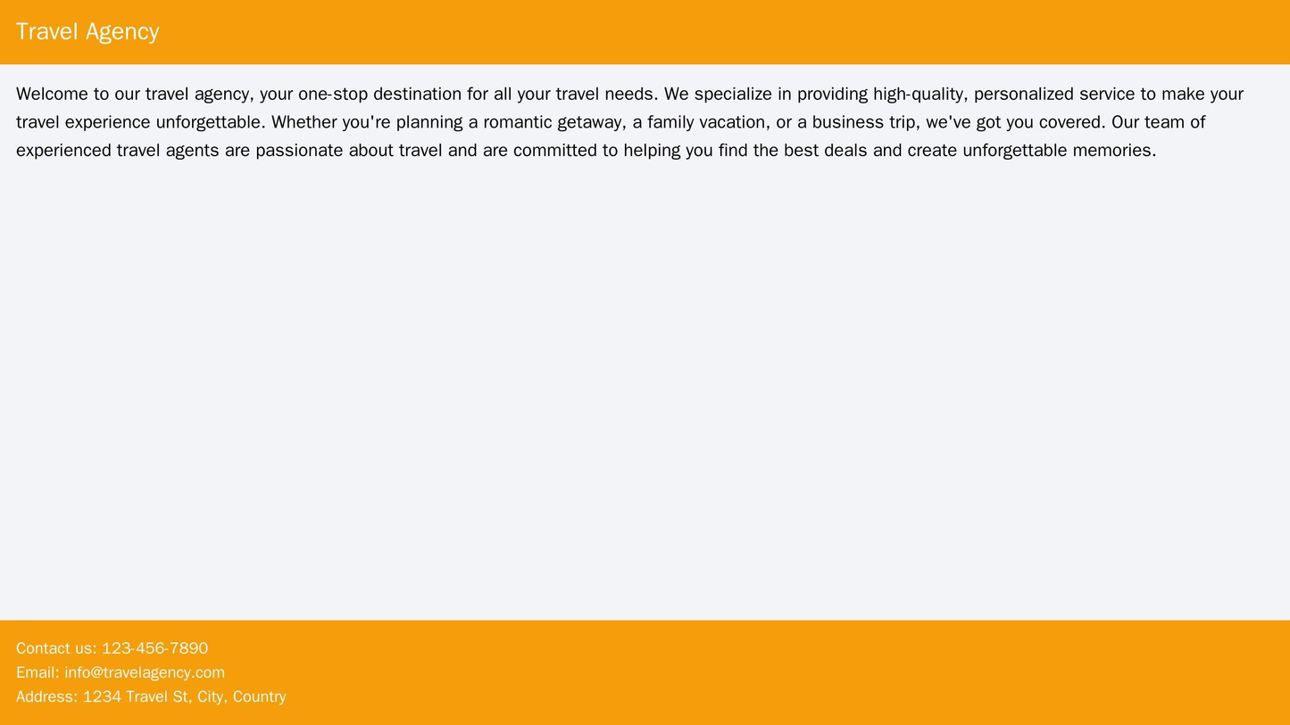 Travel Agency: A vibrant and visually stunning design featuring high-resolution destination images, a left sidebar with Web Template 3935