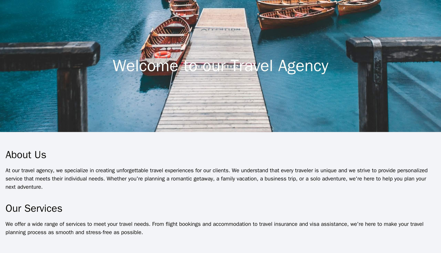 Travel Agency: A dynamic and immersive design with a full-width header image of a scenic location, a sliding panel with Web Template 4645