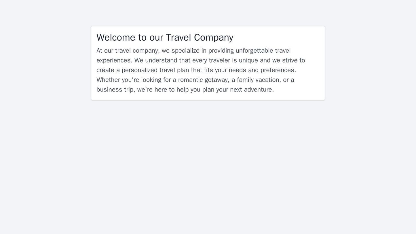 Travel Company Website: A vibrant and engaging design with a parallax scrolling header image, a main navigation menu on Web Template 3849