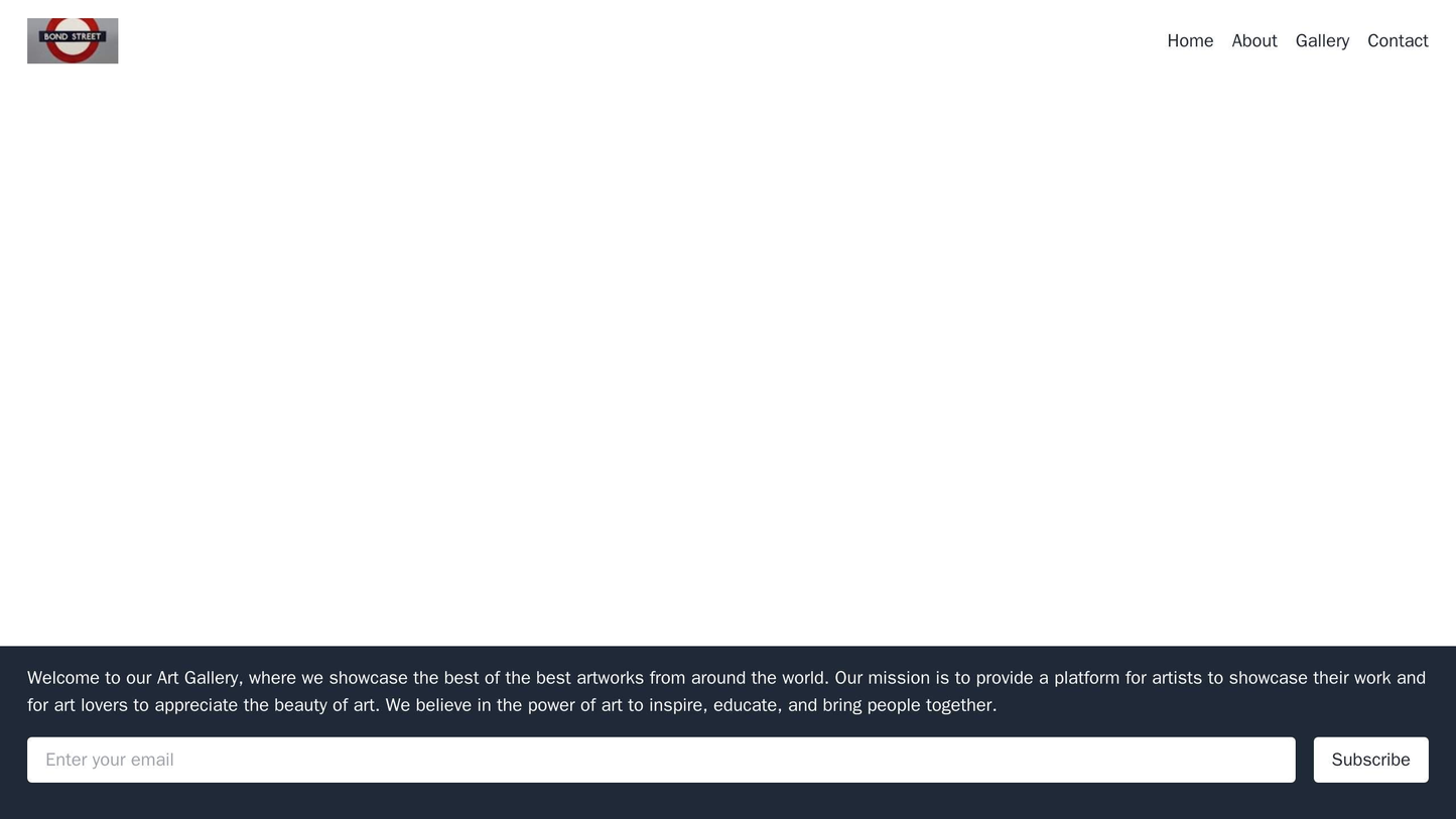 Art Gallery: A clean, white layout with a central, full-screen image gallery, a left-side navigation menu, and a footer Web Template 1399