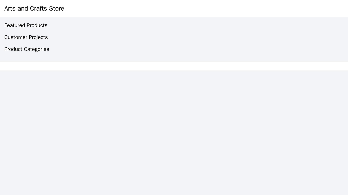 Arts and Crafts Store: A quirky and inspiring design, featuring a mosaic-style hero image, showcasing a variety of arts Web Template 764