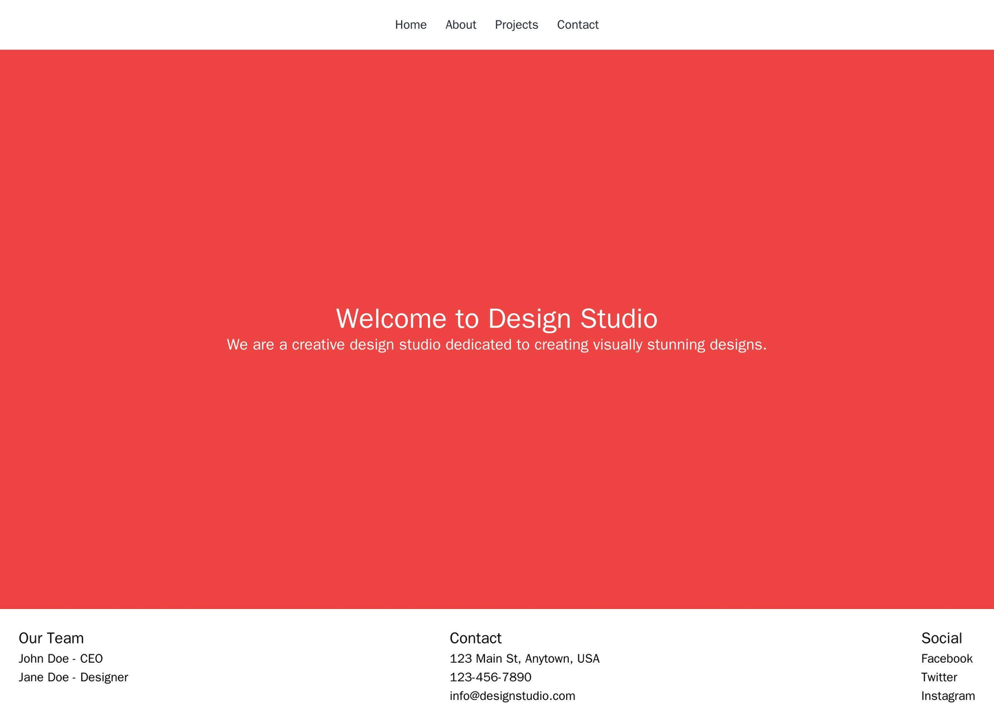 Design Studio: A visually stunning design with a bold, colorful background to showcase the studio's creative flair. The Web Template 485