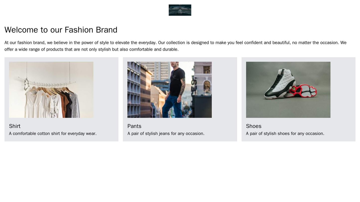 Fashion Brand: A grid-based design showcasing products with high-quality images, white background, and a top navigation Web Template 1528