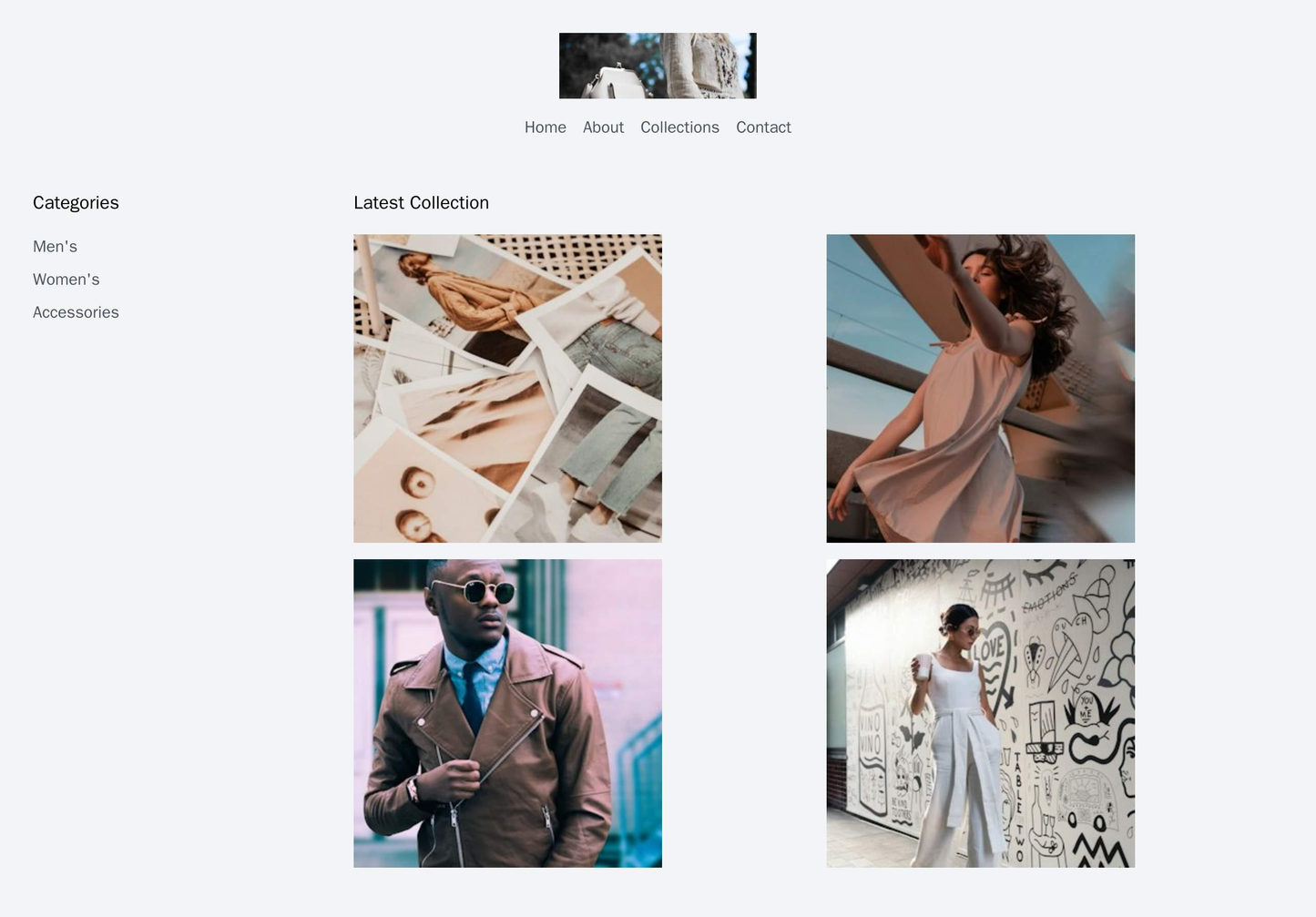 Fashion Brand: A visually appealing design featuring a left sidebar with categories and images, and a main content area Web Template 1949