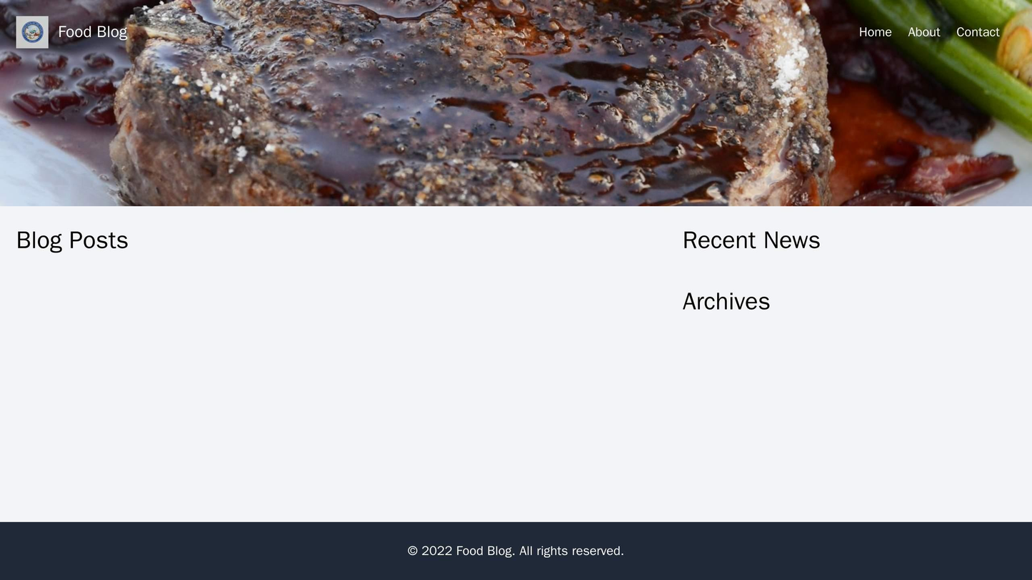 Food Blog: A warm and inviting design with a large header image, a three-column layout, and a playful color scheme. The Web Template 834