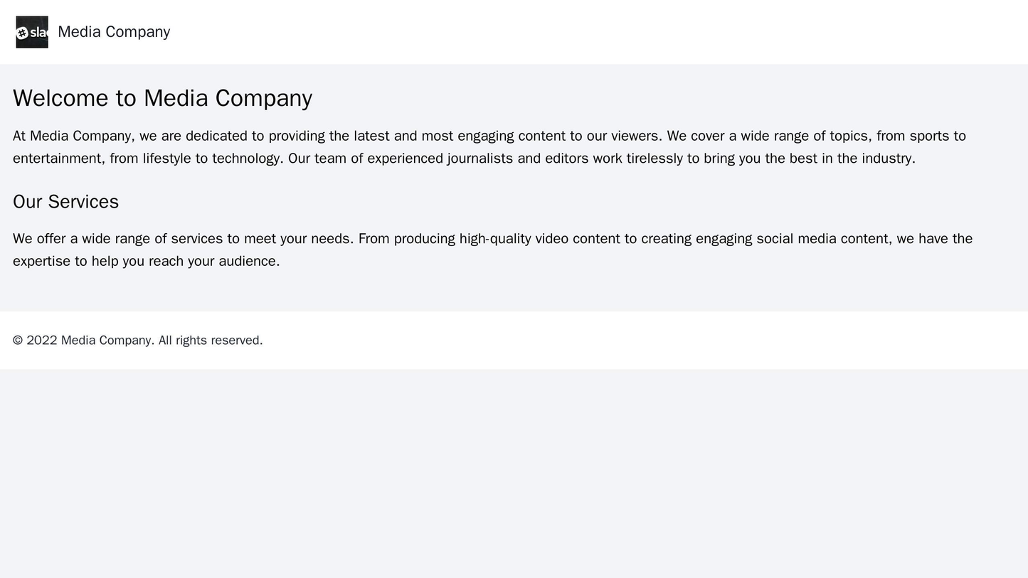 Media Company: A bold and eye-catching design featuring a full-width banner advertising a popular show or article, with Web Template 1620