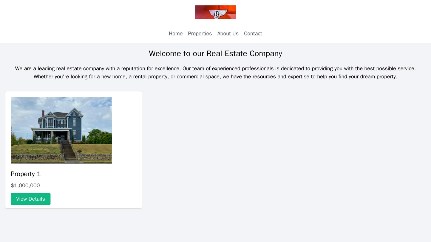 Real Estate Company: A clean, modern design with a large, centered logo and a simple horizontal menu. The color palette Web Template 389
