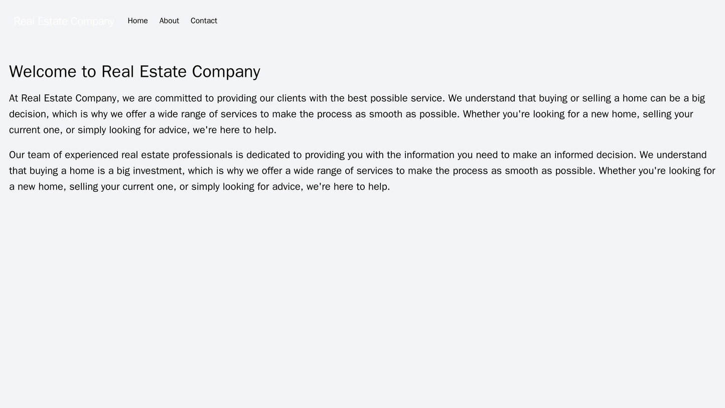 Real Estate Company: A modern and functional design with a prominent search bar, a horizontal main navigation menu, and Web Template 460
