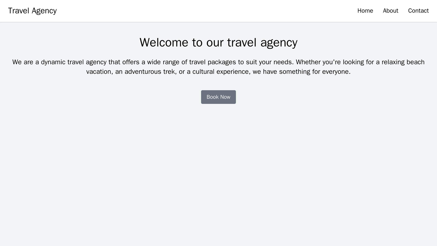 Travel Agency: A dynamic slideshow of travel images as the homepage background, with a fixed navigation menu at the top Web Template 1043