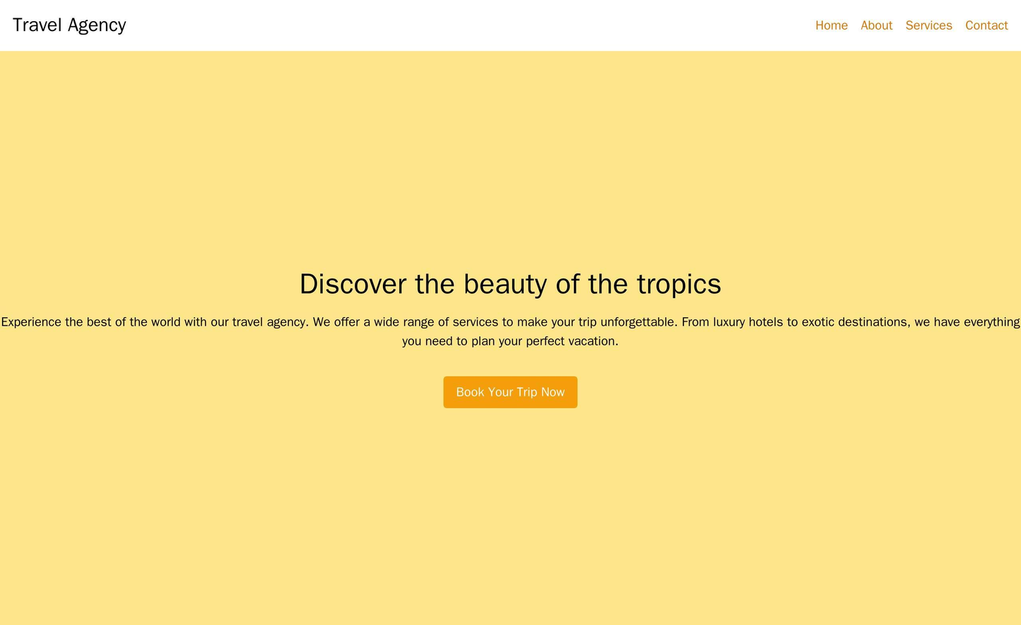 Travel Agency Site: A vibrant, tropical color scheme with a banner image of a scenic travel destination. A left-aligned Web Template 1796