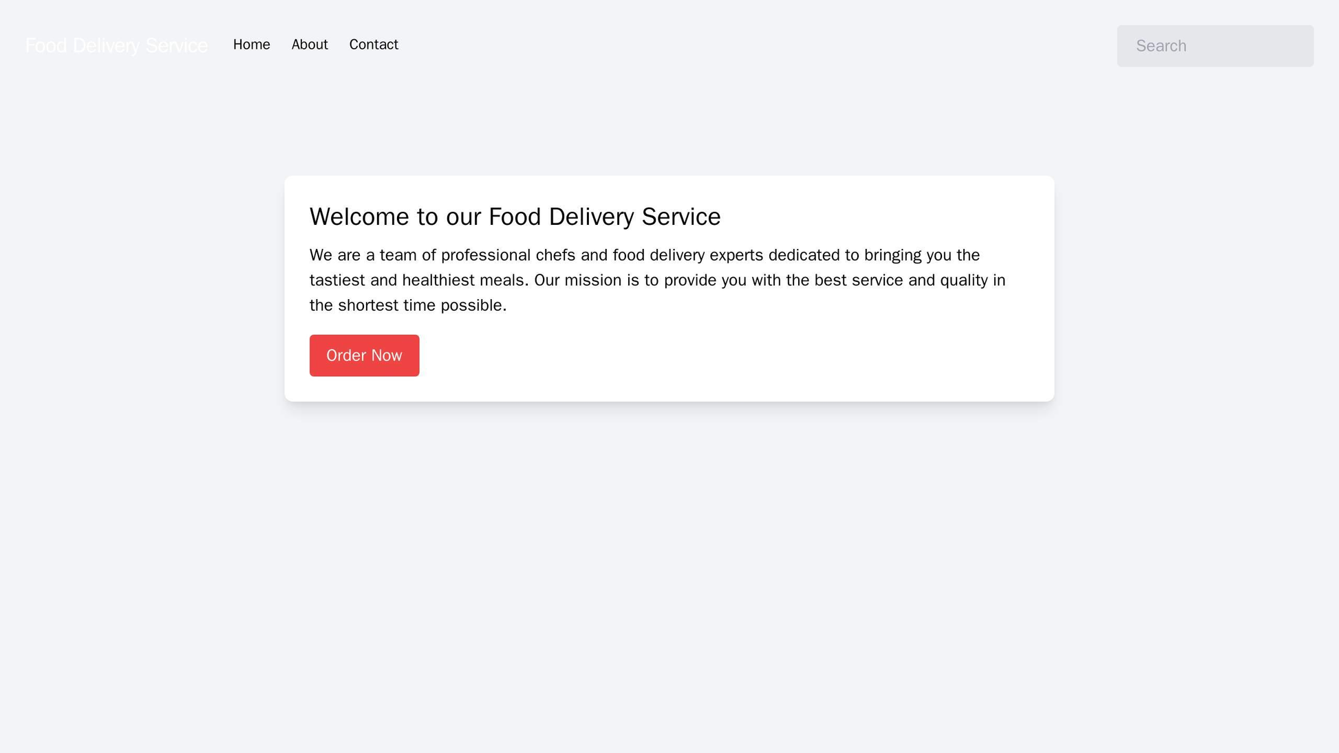 A food delivery service site with a mouth-watering hero image of a meal, a left-side menu with categories and a search b Web Template 4396