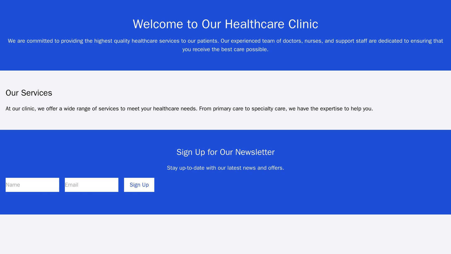 A healthcare clinic site with a minimalist design, a clean color scheme, a static header, and a patient sign-up form in  Web Template 3277