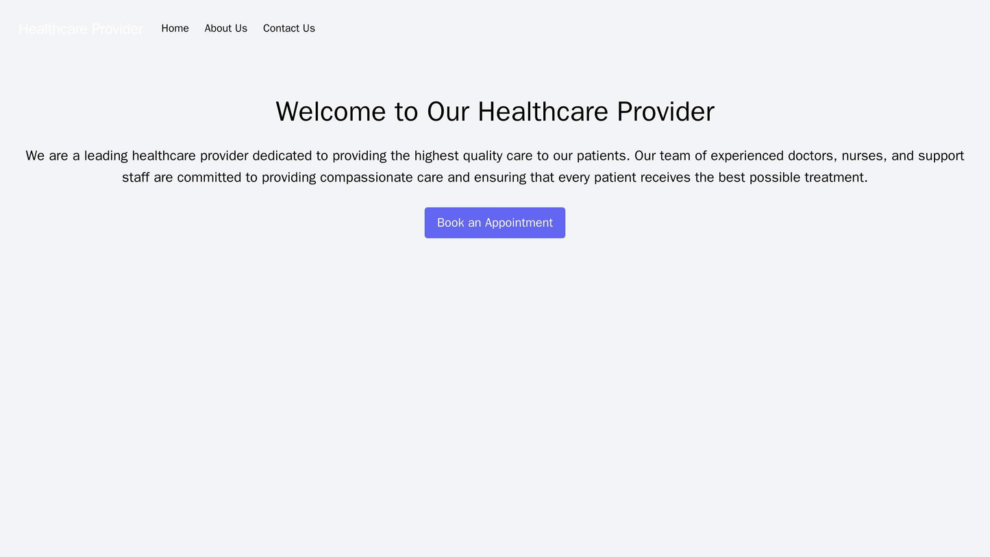 A healthcare provider site with a calming background image of nature, a centered logo, a navigation menu at the top with Web Template 4395