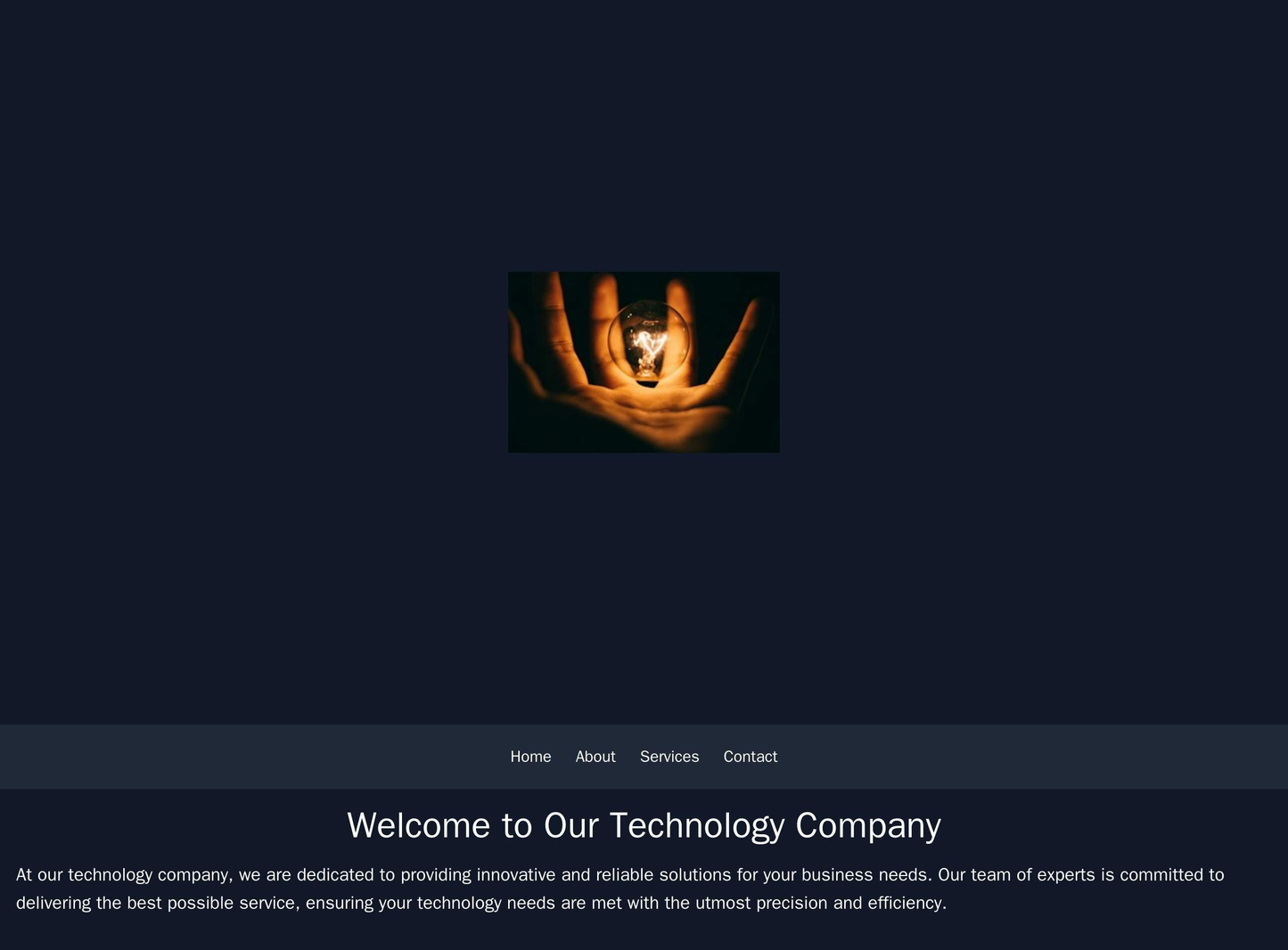 A technology company site with a full-screen background video, navigation menu at the top, and a clean, minimalistic des Web Template 4799