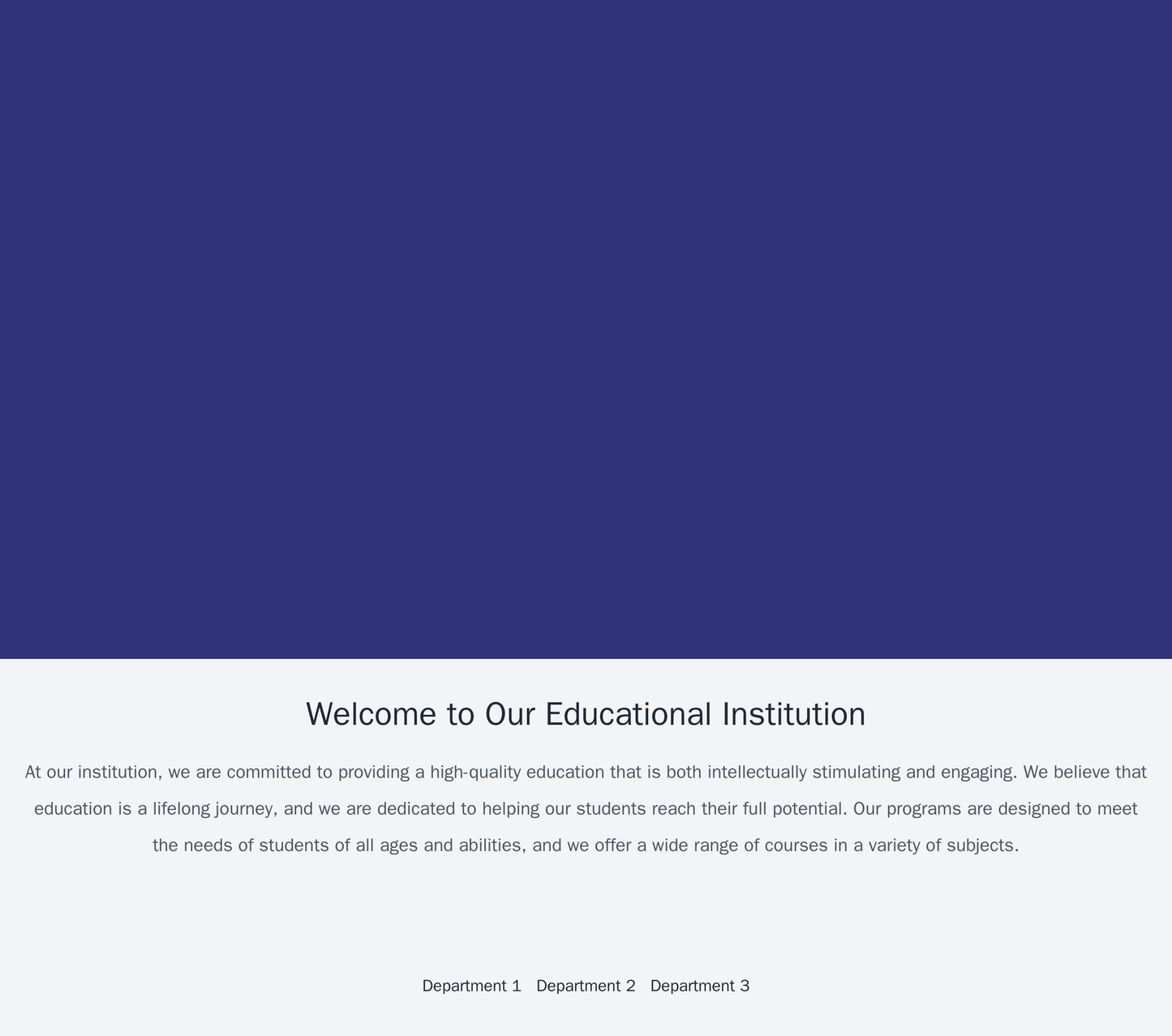 An educational institution site with a warm, inviting design, featuring a full-screen video background, a centered logo, Web Template 3588