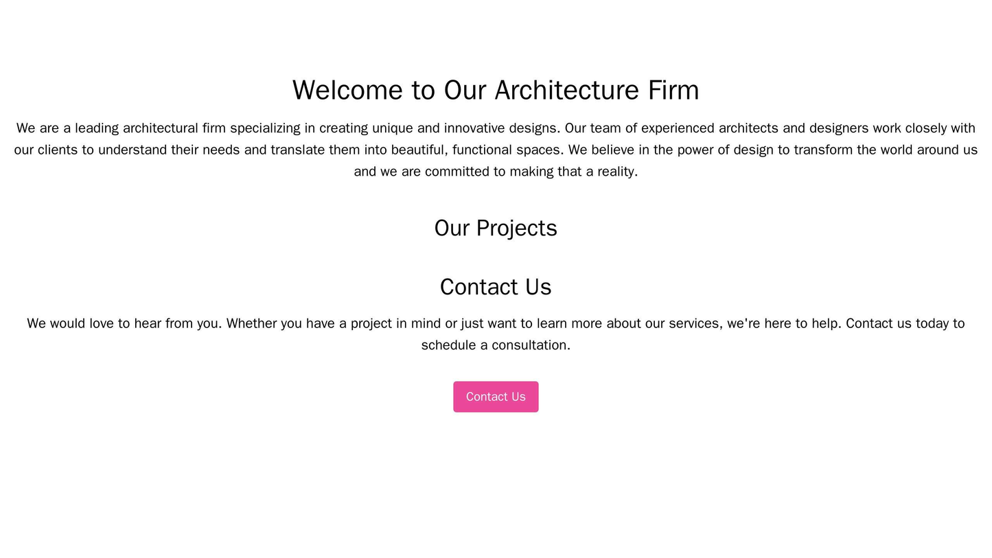 Architecture Firm: A one-page design featuring a scrolling background image of a beautiful architectural project and a s Web Template 3413