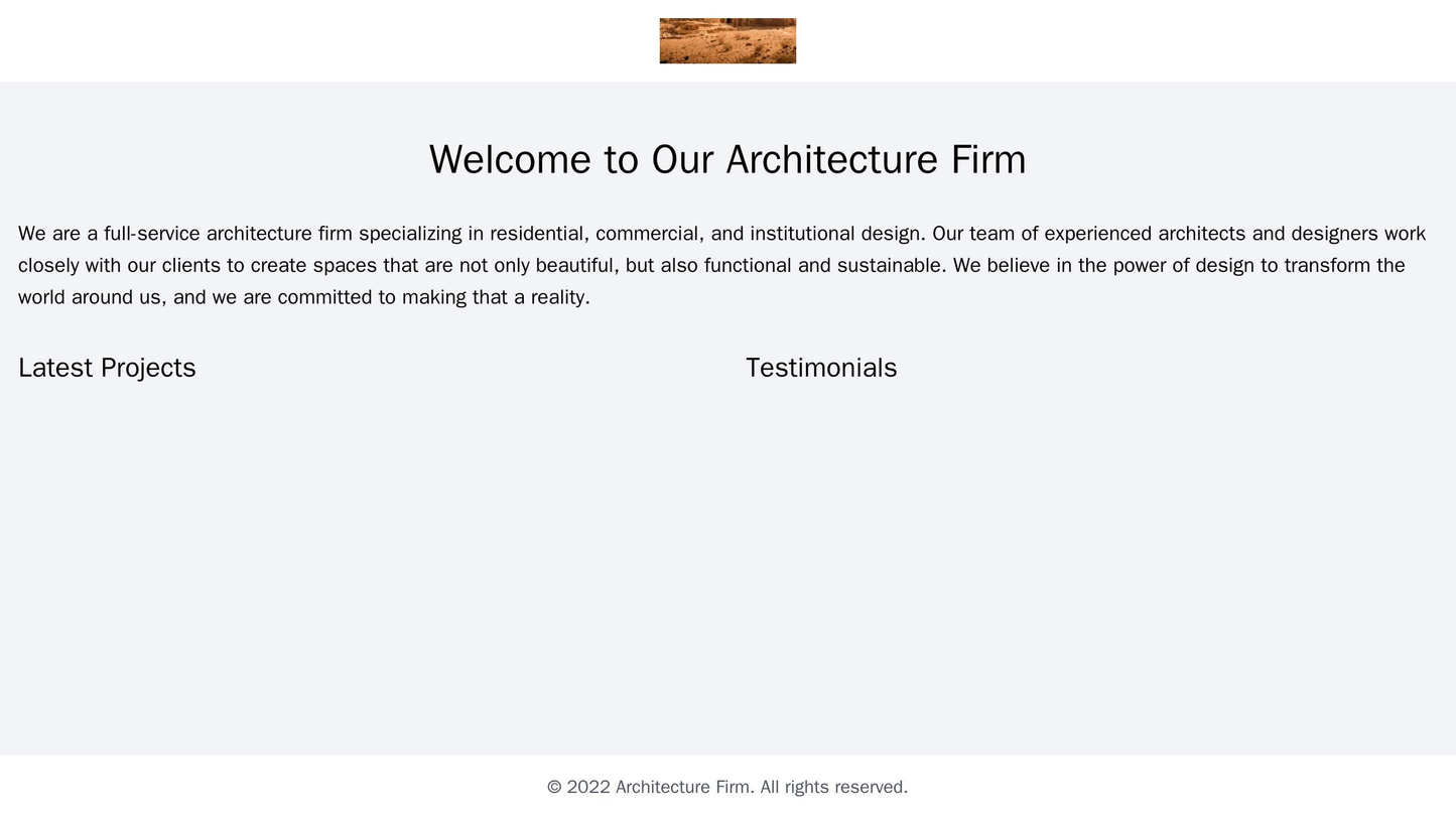 Architecture Firm: A minimalistic design with a full-width image of a building project as the background, a clean white  Web Template 3595