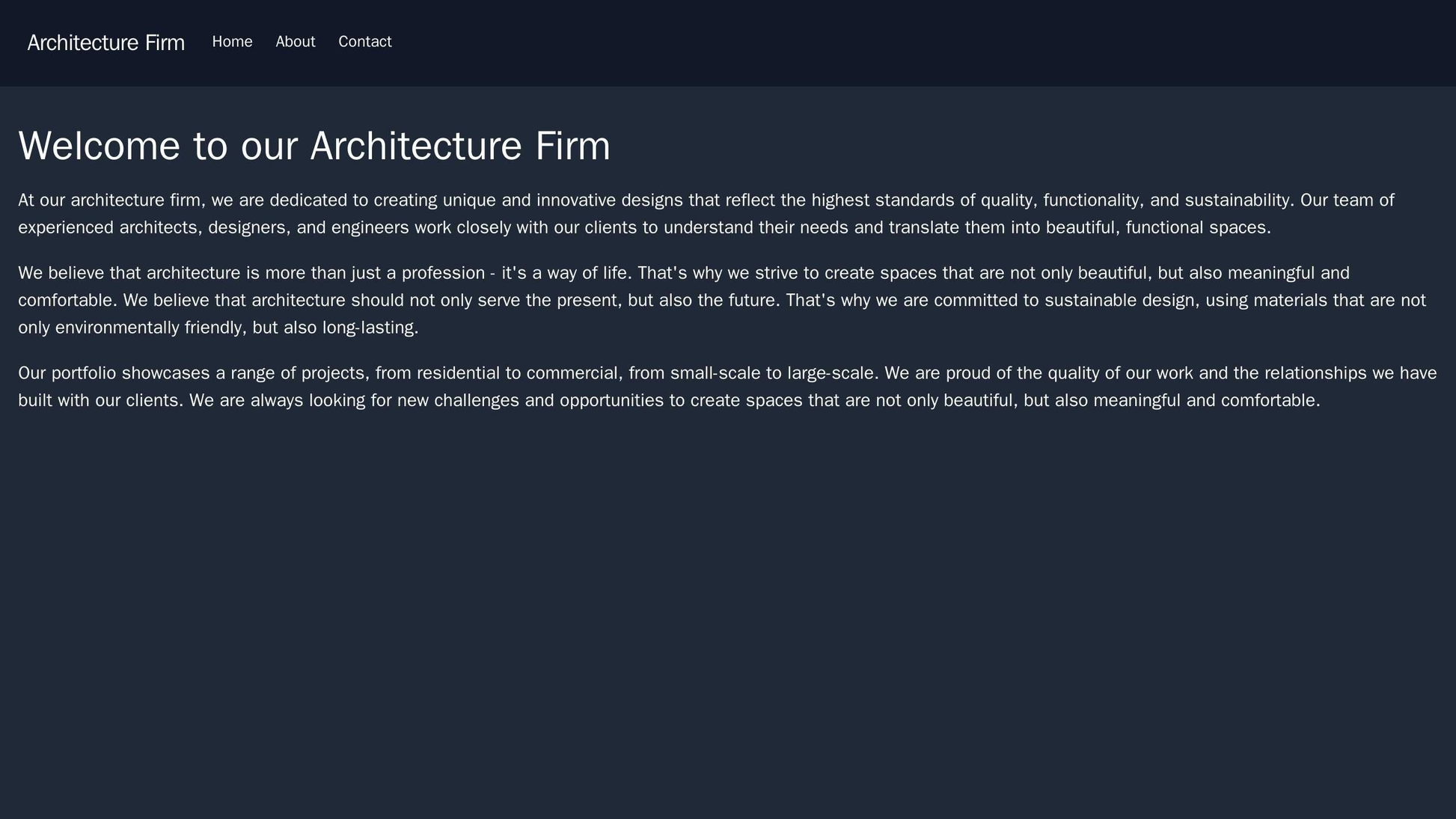 Architecture Firm: A minimalist, professional design for an architecture firm, featuring a full-screen image of a stunni Web Template 4727