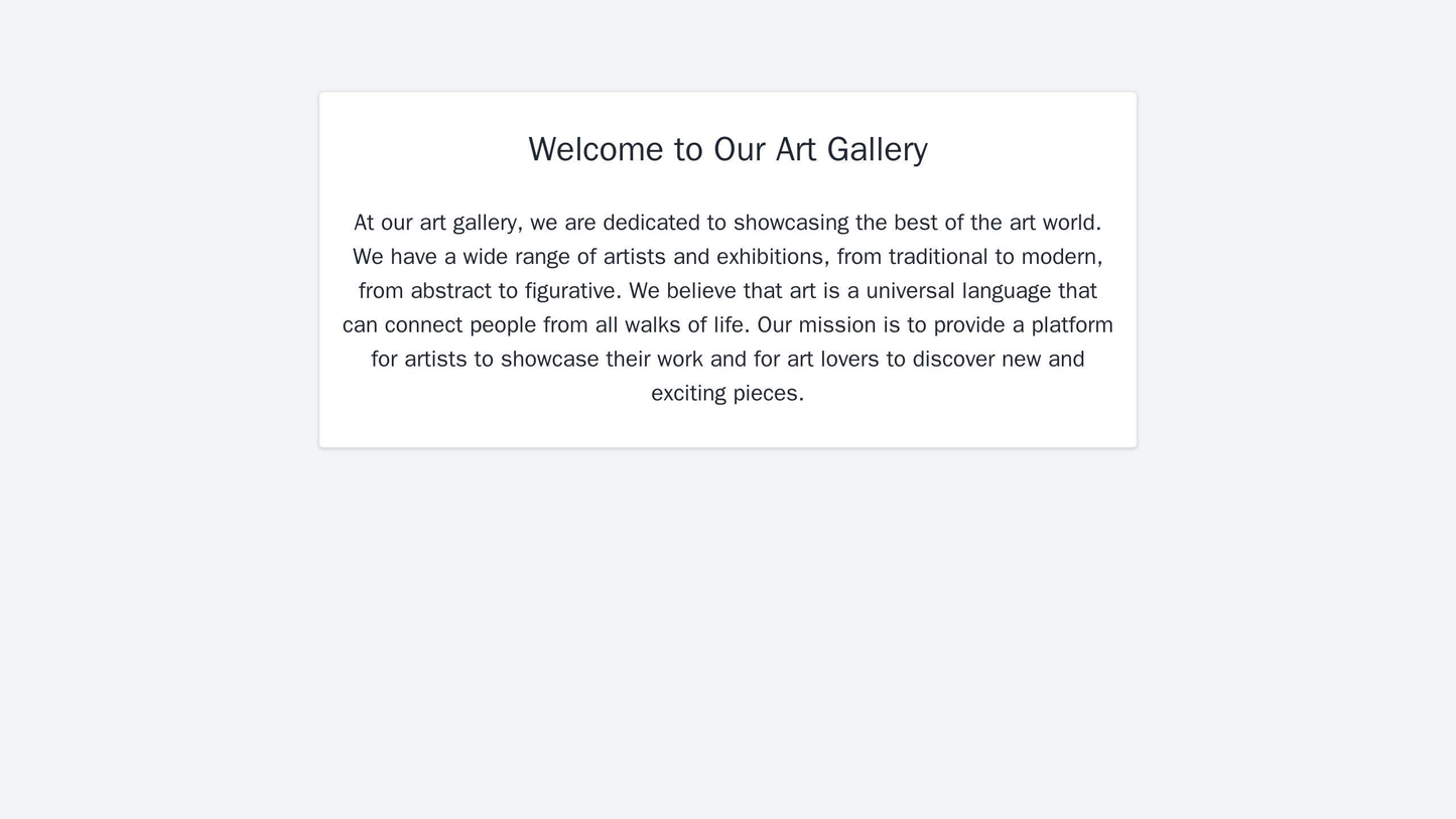 Art Gallery: A visually striking and sophisticated design with a full-screen hero image rotating between artwork, a side Web Template 4594