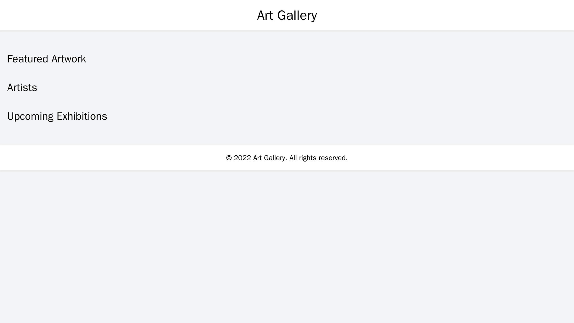 Art Gallery: A dynamic design displaying a carousel of featured artwork on the homepage along with information about art Web Template 4962