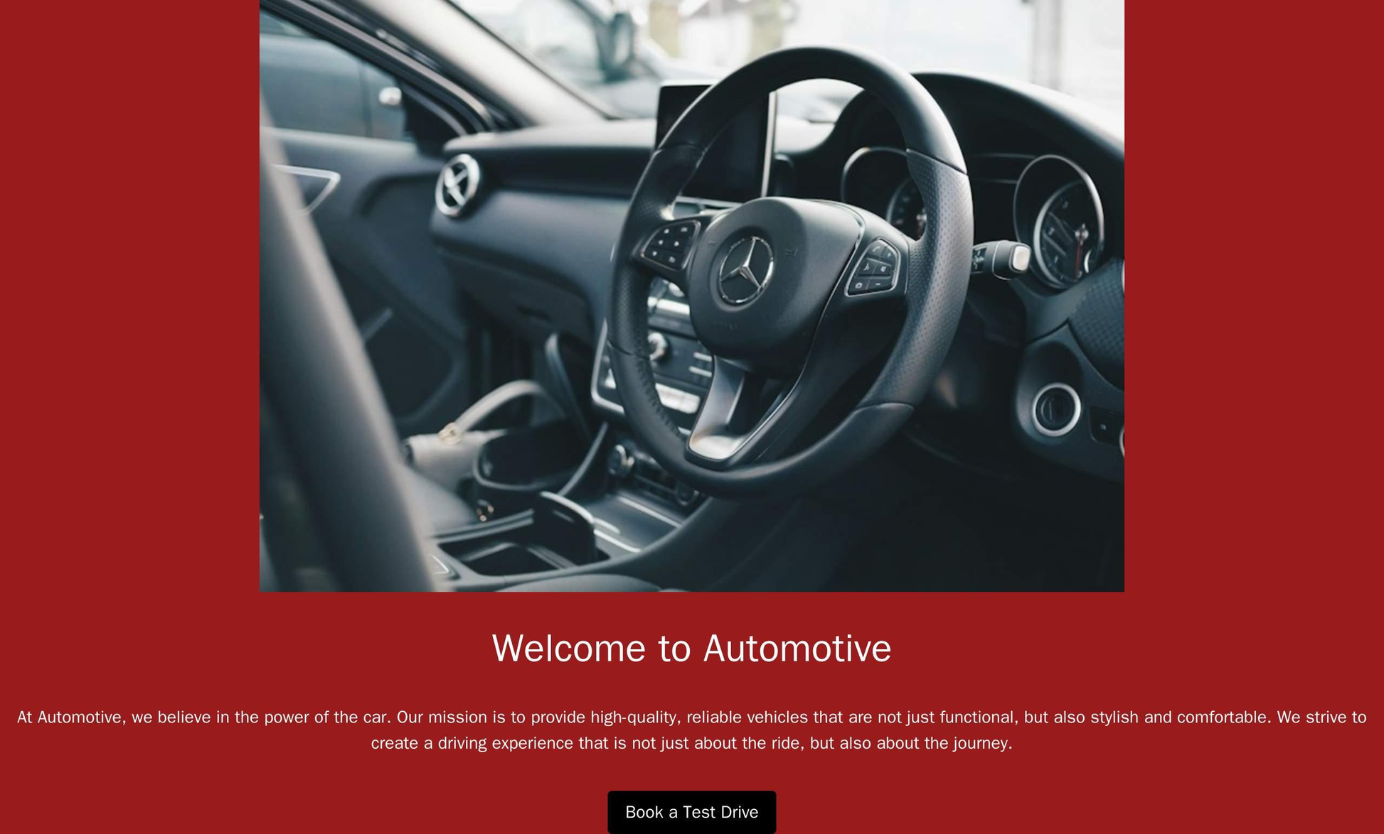 Automotive: A high-energy site with a bold, red and black color scheme, a large, central vehicle image, and a prominent  Web Template 4413