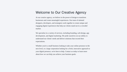 Creative Agency: A dynamic, portfolio-driven layout, featuring a full-screen Hero section that includes a video backgrou Web Template 4175