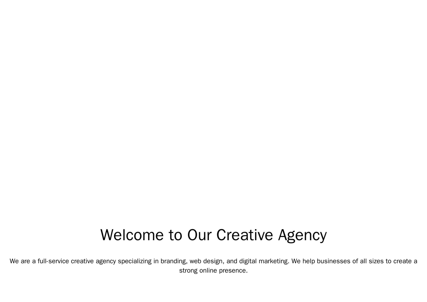 Creative Agency: A bold and eye-catching design with a full-width video background at the top, a navigation bar with a u Web Template 4756