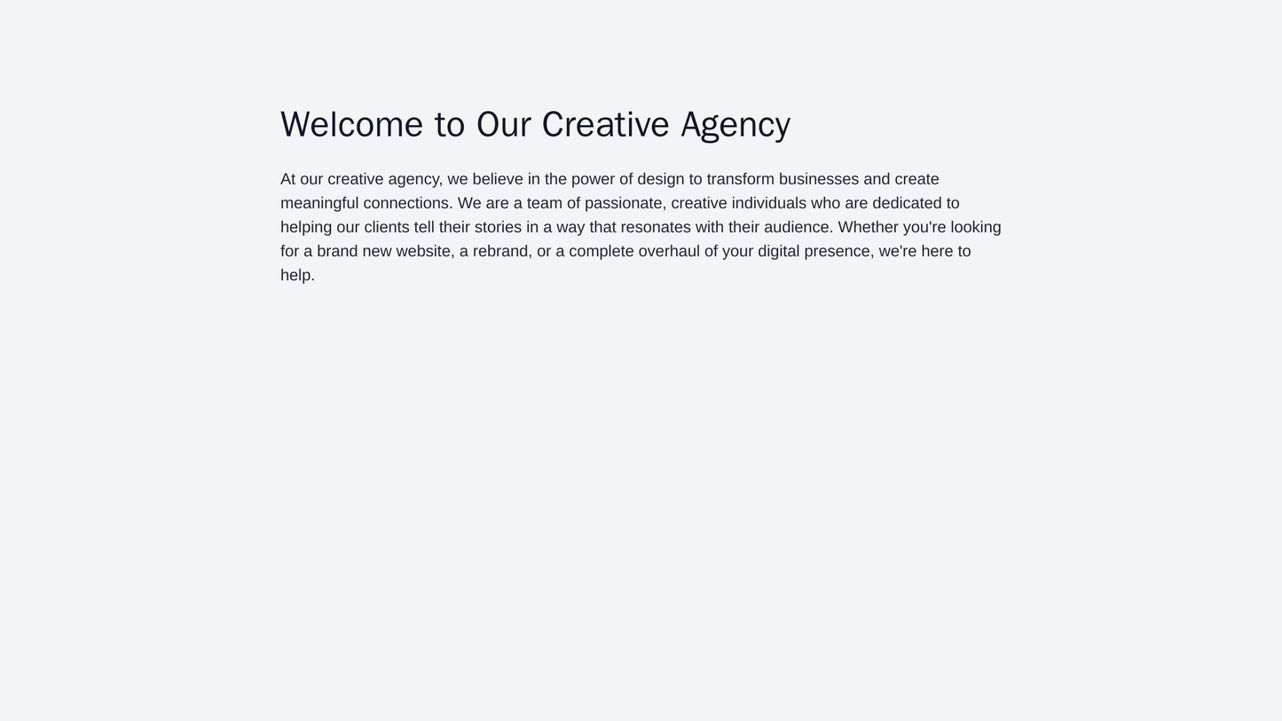 Creative Agency: A bold and visually engaging design with a full-screen hero image and video, a transparent navigation m Web Template 4968