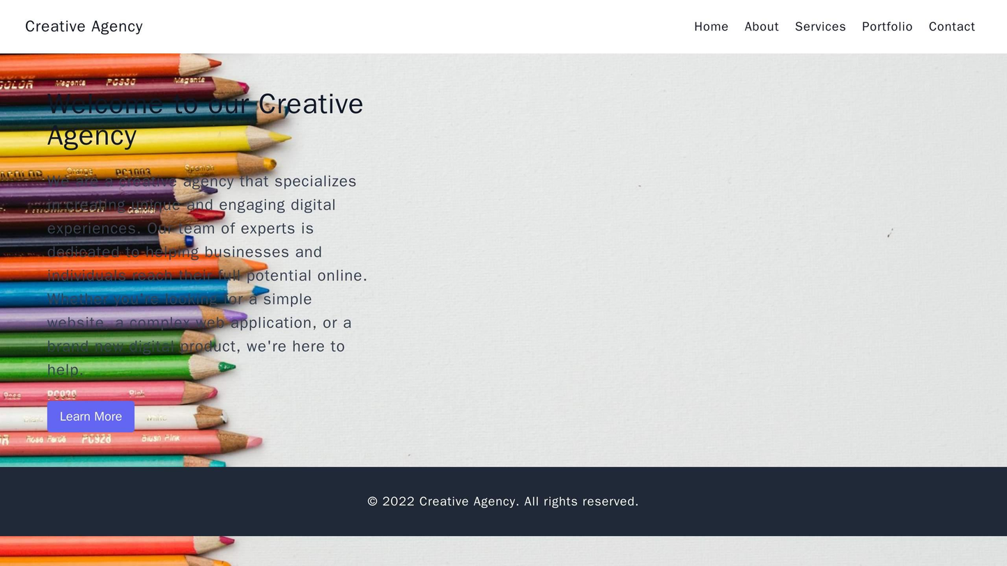 Creative Agency: A full-width, scrolling homepage with a video background, a unique typography, and a collage of logos f Web Template 4985