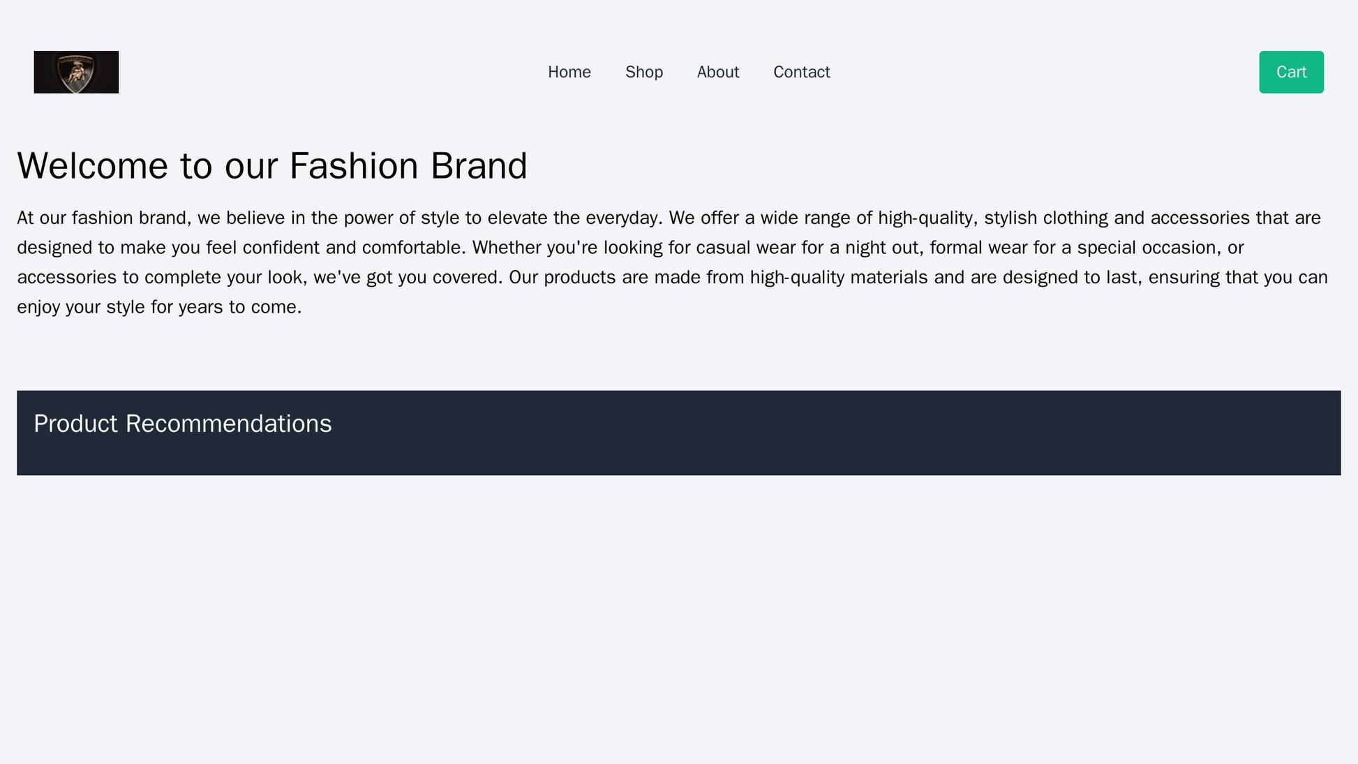 E-commerce Site for a Fashion Brand: A full-width homepage image with overlaid categories. A floating cart and a navigat Web Template 4356