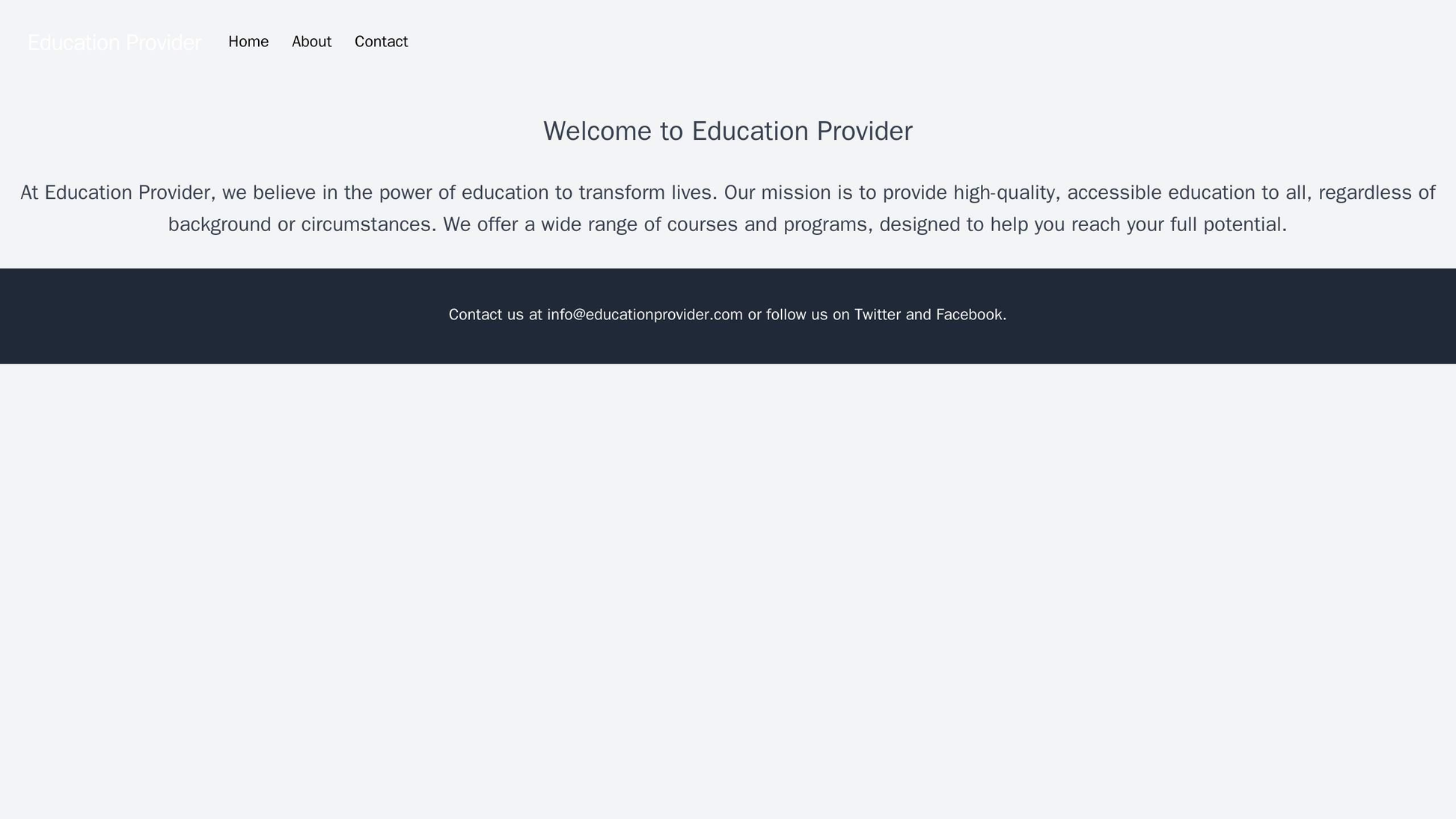 Education Provider: A dynamic layout with sections showcasing different courses and programs, a left sidebar for a menu  Web Template 4908